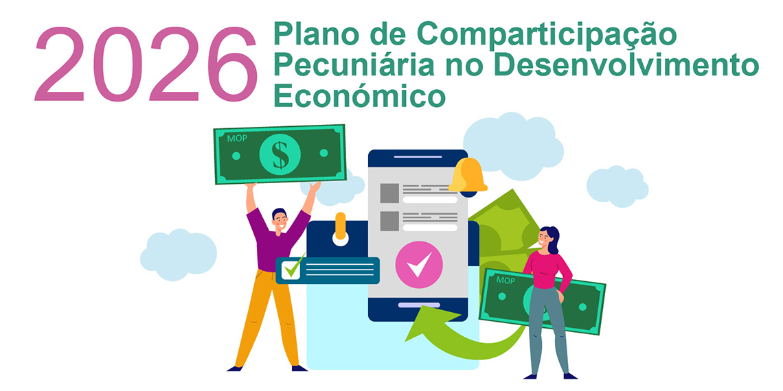 Plano de comparticipação pecuniária no desenvolvimento económico para o ano de 2026